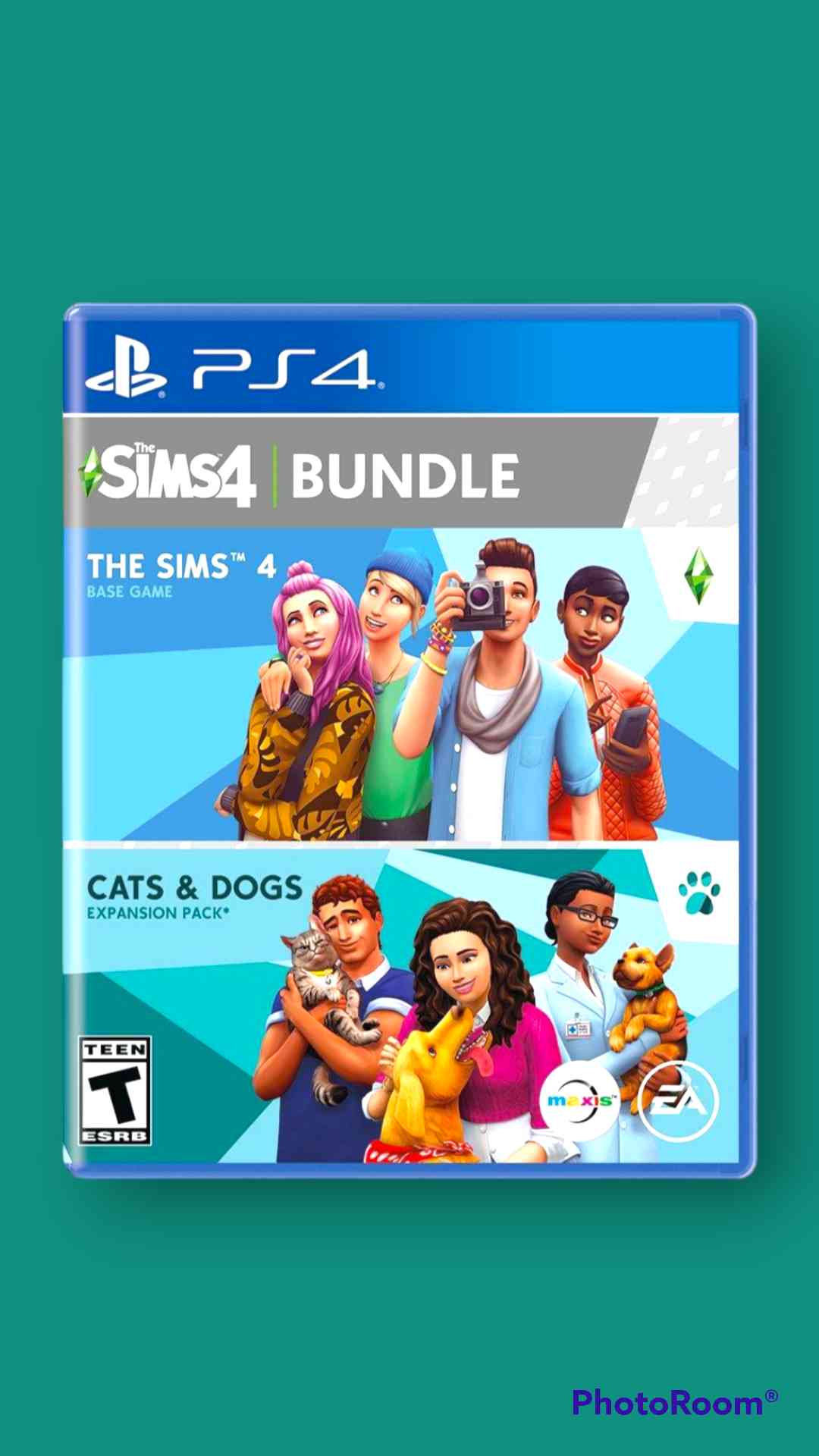 THE SIMS 4 PLUS CATS DOGS BUNDLE REFRESH PS4